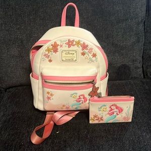 Mini backpack and wallet